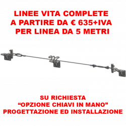 Linea Vita Completa da 5m a...